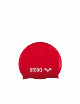 Gorro Arena SR Silicona Classic Rojo/Blanco