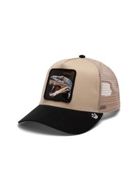 Gorra Goorin Bros The Vicious Snake Beige/Negro