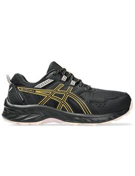 Zapatilla Asics W Gel Venture 9 WP Negro/Naranja