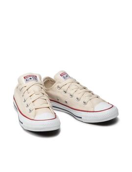 Zapatilla Converse All Star Baja Lona Beige