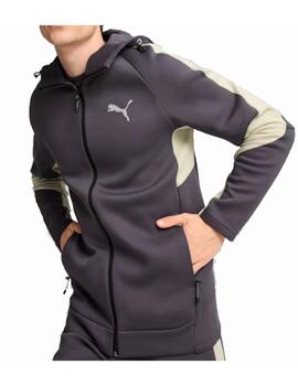 Chaqueta Puma M Evostripe Full-Zip Gris/Beige