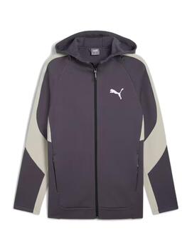 Chaqueta Puma M Evostripe Full-Zip Gris/Beige