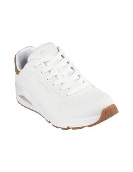 Zapatilla Skechers M Uno Suited On Air WHT