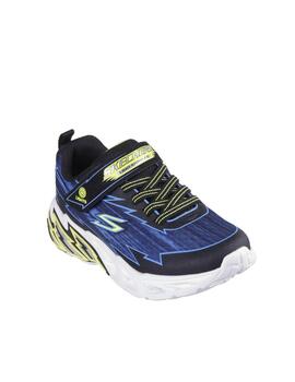 Zapatilla Skechers K Lights Storm 2.0 Bolt-B BKBL