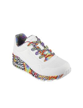 Zapatilla Skechers W Uno Mini Drip WMLT