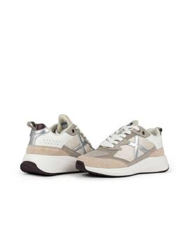 Zapatilla Munich Tip WMN 46 Beige/Plata