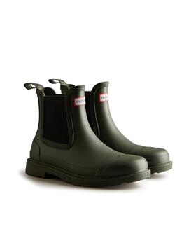 Botas Hunter W Commando Chelsea Boot Verde Oscuro