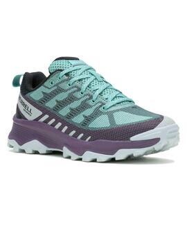 Zapatilla Merrell W Speed Eco WP Verde/Morado