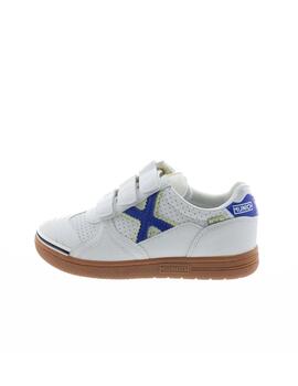 Zapatilla Munich G3 Kid VCO 345 Blanco/Azul