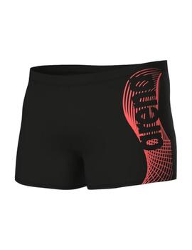 Bañador Arena Swim Boxer Wake Negro/Coral