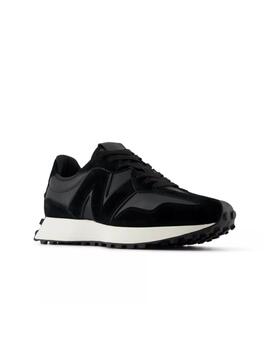 Zapatilla New Balance U 327LI Leather Negro/Blanco