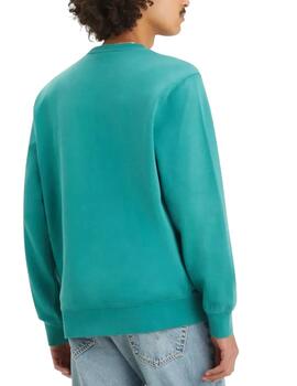 Sudadera Levis M The Original HM Crew Verde para hombre