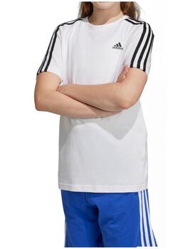 Camiseta Adidas U 3S Blanco