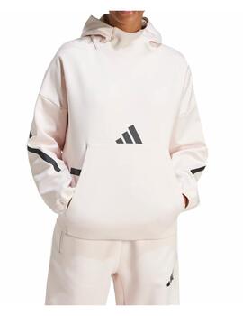 Sudadera Adidas W ZNE OH Hoody Rosa