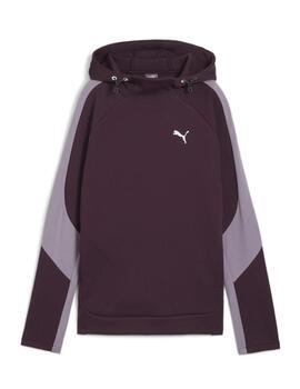 Sudadera Puma W Evostripe Hoodie Morado para mujer