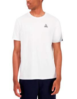 Camiseta Lecoq Hetitage SS N°1 Blanco para hombre