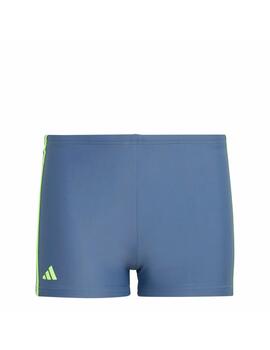 Bañador Adidas Swim K 3S Boxer Gris/Verde