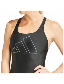 Bañador Adidas Swim W Big Bars Suit Negro