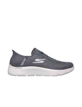 Zapatilla Skechers M Go Walk Flex Slip-Ins GRY