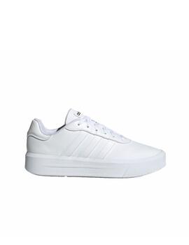 Zapatilla Adidas W Court Platform Blanco