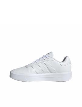 Zapatilla Adidas W Court Platform Blanco