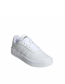 Zapatilla Adidas W Court Platform Blanco