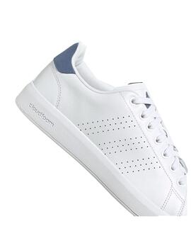 Zapatilla Adidas M Advantage Premium Blanco/Azul