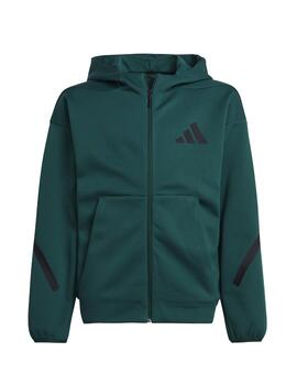 Chaqueta Adidas J ZNE FZ Verde/Negro