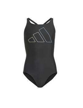 Bañador Adidas Swim G Big Bars Suit Negro