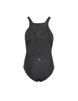 Bañador Adidas Swim G Big Bars Suit Negro