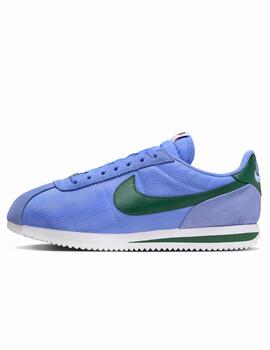 Zapatilla Nike W Cortez Nylon Azul/Verde