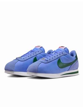 Zapatilla Nike W Cortez Nylon Azul/Verde