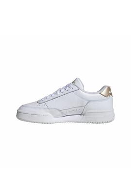 Zapatilla Adidas W Court Super Blanco/Oro