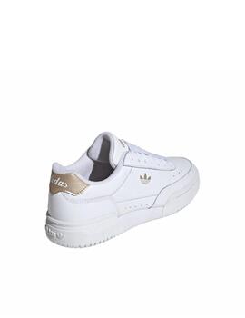 Zapatilla Adidas W Court Super Blanco/Oro