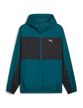 Cortavientos Puma M Mesh Windbreaker Verde/Negro