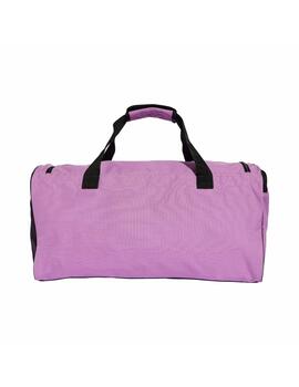 Bolsa Adidas Linear Duffel M Negra/Lila