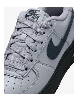 Zapatilla Nike GS Air Force 1 Gris/Negro