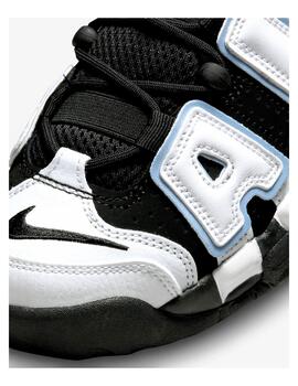 Zapatilla Nike GS Air More Uptempo Negro/Blanco