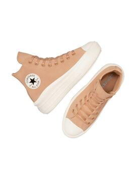 Zapatilla Converse W Move Alta Suede Marrón