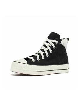 Zapatilla Converse Platform Alta Suede Negro/BL