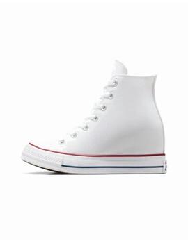 Zapatilla Converse All Star Wedge Alta Lona Blanco