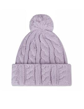 Gorro Ellesse Sanga Pom Pom Lila/Blanco