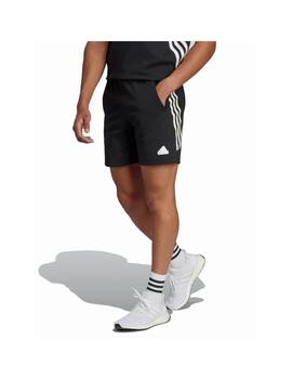 Short Adidas M FI 3S Negro/Blanco