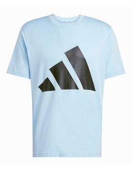 Camiseta Adidas M BL SJ Azul/Negro