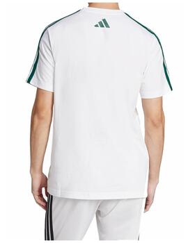 Camiseta Adidas M C Colleg Blanco/Verde