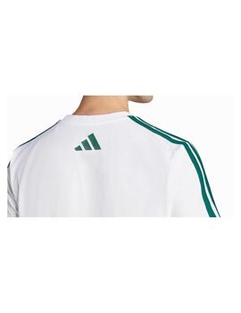 Camiseta Adidas M C Colleg Blanco/Verde