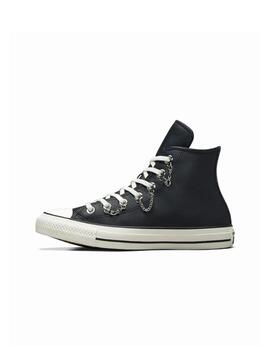 Zapatilla Converse All Star Alta Piel Chains Negro