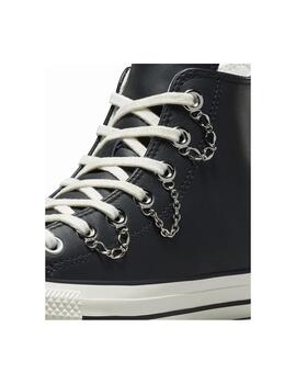 Zapatilla Converse All Star Alta Piel Chains Negro