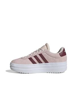 Zapatilla Adidas J VL Court Bold Rosa/Granate