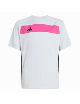 Camiseta Adidas Y Tiro ES Gris/Fucsia